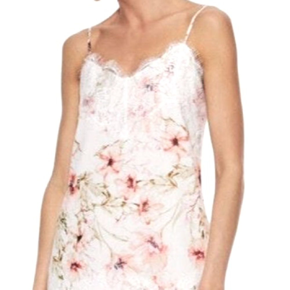 Nwot Haute Hippie Lace Slip Dress